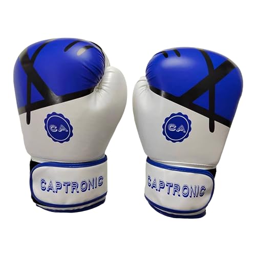 CAPTRONIC Guantes Boxeo para Hombre-Mujer-Boxing Gloves de 12 onzas- Ideal para Saco y Entrenamiento en casa