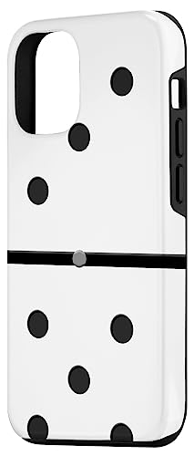 Carcasa para iPhone 15 Domino Dominoes Cuban Game Player Piece White Black