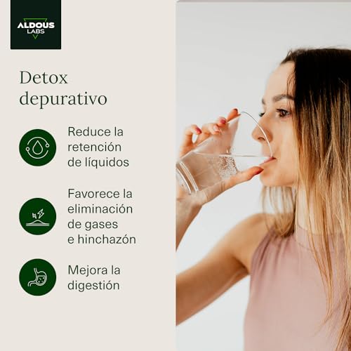 Cardo Mariano con CÚRCUMA, Alcachofa, Diente de León y Desmodium | 150 Cápsulas Detox | Máxima dosis Depurativa con 80% de Silimarina | Detox Higado, Mejora la digestión | Fabricado en España