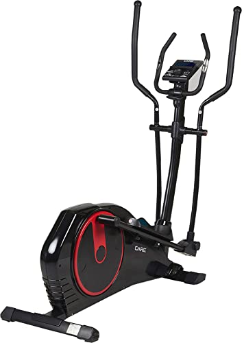 Care Fitness - Bicicleta elíptica motorizada CE-695 - con 32 Niveles de dificultad - 24 programas - Contador con Pantalla LCD con 8 Funciones - Bluetooth - Puerto USB y Soporte para Tableta