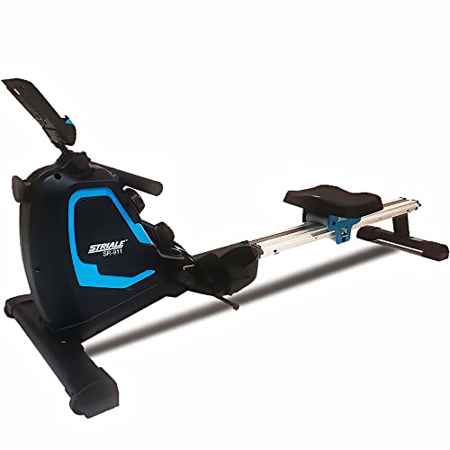 CARE FITNESS SR-911 – Remo de apartamento – Pantalla LCD de 6 Funciones – 8 Niveles de Resistencia – Tiro Central – Masa de inercia 4 kg