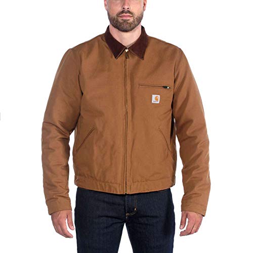 Carhartt Detroit - Chaqueta en lona de algodón Blanket Lined, Relaxed Fit Para Hombre, Carhartt Brown, XL