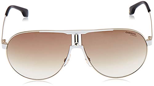 Carrera 1005/S HA B4E Gafas de Sol, Blanco (White Gold/BRWN SF), 66 Unisex Adulto