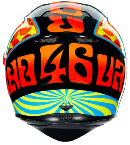 Casco AGV K3 SV Top MPLK MS Rossi Valencia 2003