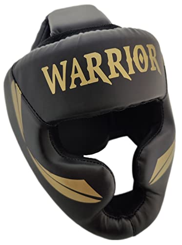 Casco de boxeo con parazigomas mma muay thai kick boxing casco sparring protección total boxeo karate boxing head guard (Small, Negro)