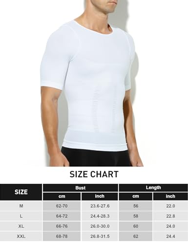 Casey Kevin Camiseta de Compresión para Hombre Camiseta de Manga Corta Secado Rápido Camisa Ropa Deportiva Body Shaper para Fitness Ejercicio Gimnasio