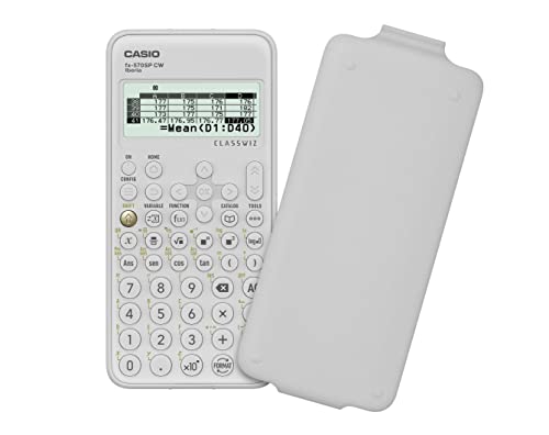 Casio FX-570SP CW - Calculadora Científica, Recomendada para el Curriculum Español y Portugués, 5 Idiomas, más de 560 Funciones, Color Blanco