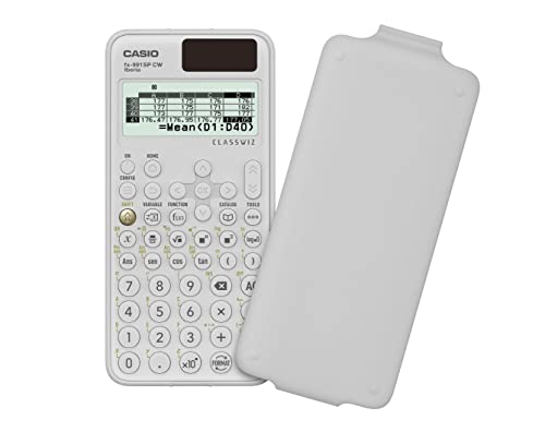 Casio FX-991SP CW - Calculadora Científica ilustrada con jugador de basquet, Recomendada para el Currículum Español y Portugués, 5 Idiomas, más de 560 Funciones, Solar, Color Blanco