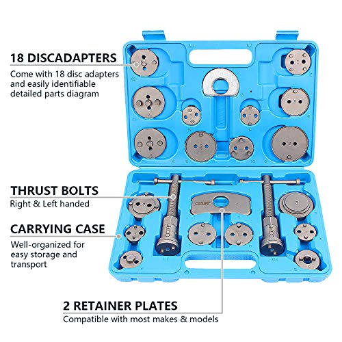 CCLIFE 22 piezas Reposicionador de pistones de Freno