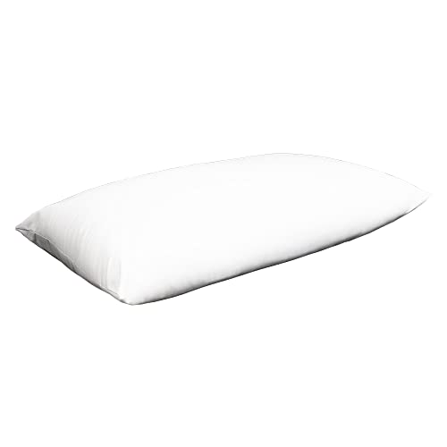 Cecotec Almohada Flow PureComfort 135 cm. Fibra con Tacto de Seda y Tratamiento Antiácaros y Antibacterias, Máximo Confort, Sensación de Firmeza Medio-Baja, Lavable