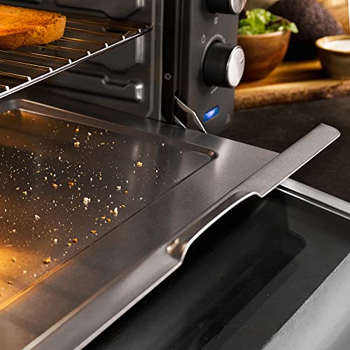 Cecotec Horno Sobremesa de Convección Bake&Toast 6000 Black Gyro. 2000 W, Capacidad 60 L, 12 Funciones Combinables, Incluye Rustidor giratorio, Acero Lacado Negro