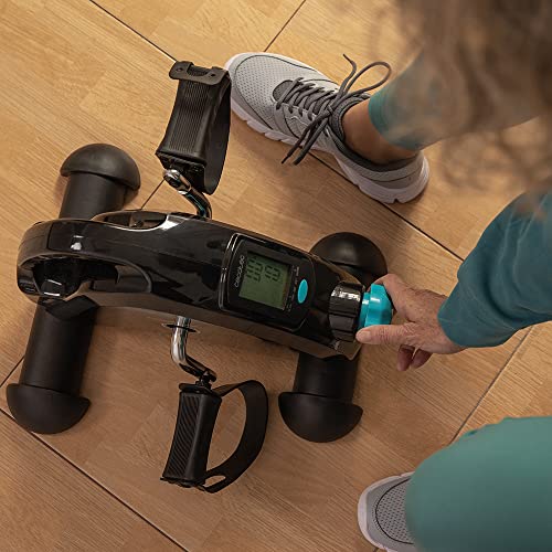 Cecotec Pedales Estáticos DrumFit Cycle Compact. Niveles de Resistencia Regulables manualmente, Funcionamiento Sencillo e Intuitivo, Pantalla LCD, Peso Máximo 100 Kg