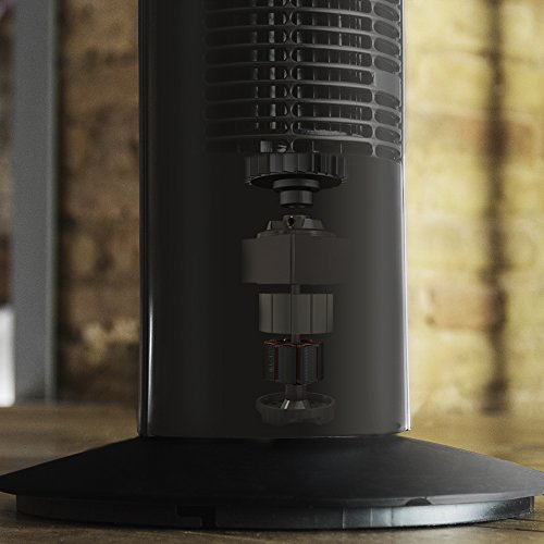 Cecotec Ventilador de Torre Digital con Temporizador y Mando a Distancia EnergySilence 890 Skyline. 50 W, 30'' (76cm) de Altura, Oscilación, Motor de Cobre, 3 Velocidades, 3 Modos, Negro