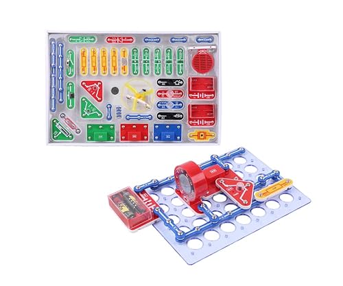 Cefa Toys - Electrocefa 500 Plus, Juego Educativo, Incluye 500 Circuitos y Proyectos de Electricidad, con Sonido, Bombillas y Alarmas, Apto para Niños a Partir de 8 Años