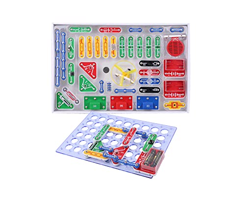 Cefa Toys - Electrocefa 500 Plus, Juego Educativo, Incluye 500 Circuitos y Proyectos de Electricidad, con Sonido, Bombillas y Alarmas, Apto para Niños a Partir de 8 Años