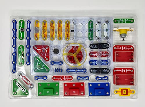 Cefa Toys - Electrocefa 500 Plus, Juego Educativo, Incluye 500 Circuitos y Proyectos de Electricidad, con Sonido, Bombillas y Alarmas, Apto para Niños a Partir de 8 Años