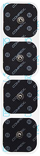 CefarCompex 6260760 - Electrodos Easysnap Performance, 5 X 5 cm, Pack de 4 + Compex Snap 5X10; Pack De 2 - Pack 2 Electrodos Easysnap Performance 5X10 Cm 2 Snap