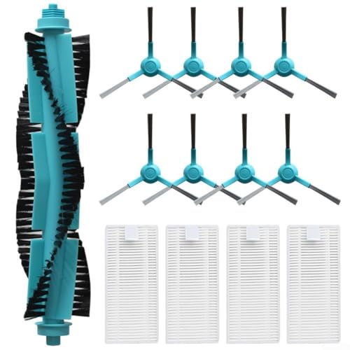 Cepillo lateral de filtro para Cecotec para Conga 1690, 1890, 2090, 2290, 2290, cepillo principal, cepillo de rodillo de repuesto, accesorios de cepillo de limpieza para aspiradora