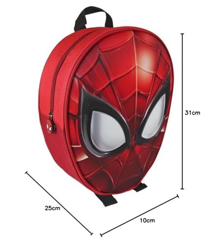 CERDÁ LIFE'S LITTLE MOMENTS Infantil Niños, 1 - 5 Años Con Licencia Oficial Marvel Studios® Medidas 25, Mochila Spiderman Unisex Multicolor, 31 Cm