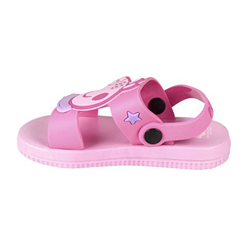 CERDÁ LIFE'S LITTLE MOMENTS, Sandalia de Playa de Peppa con Licencia Oficial Nickelodeon Niñas, Rosa, 27 EU