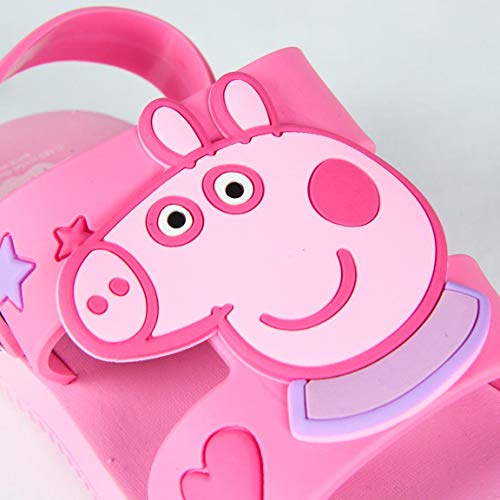 CERDÁ LIFE'S LITTLE MOMENTS, Sandalia de Playa de Peppa con Licencia Oficial Nickelodeon Niñas, Rosa, 27 EU