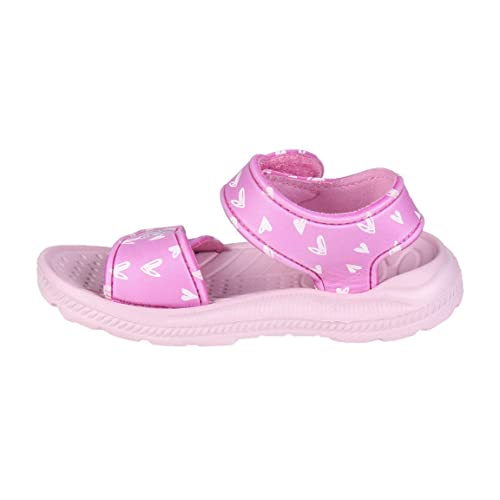 CERDÁ LIFE'S LITTLE MOMENTS, Sandalias Playa Niña Fabricada EVA y Estampadas con Personajes 3D de Minnie | Chanclas de Goma, Rosa, 24 EU