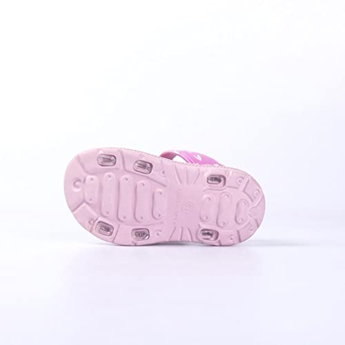 CERDÁ LIFE'S LITTLE MOMENTS, Sandalias Playa Niña Fabricada EVA y Estampadas con Personajes 3D de Peppa Pig | Chanclas de Goma con Sujección al Talón y Velcro-Licencia Oficial Hasbro, Rosa, 26 EU