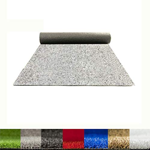 Césped artificial Roma 8mm 1x5m Blanco | césped artificial de colores azul, rojo, blanco, verde.. | Césped artificial ideal decoraciones de interior o exterior con fácil instalación