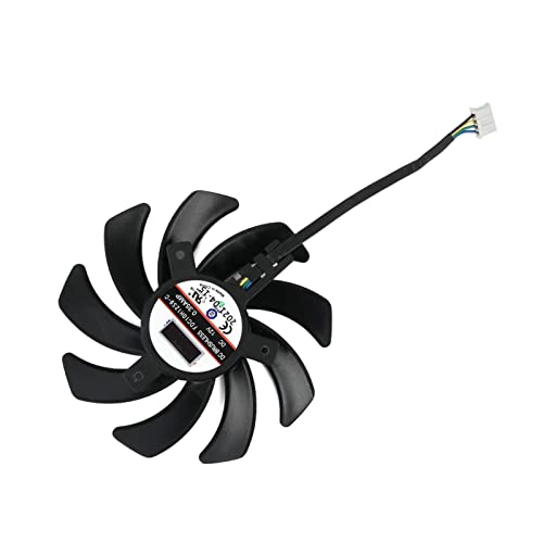 C'EsTBon LINGFE 87mm FDC10H12S9-C 12V 0.35A GTX1660S Tarjeta de gráficos Ventilador Compatible con Lenovo Nvidia Georce GTX 1660 Super Tarjeta de Video Joyous