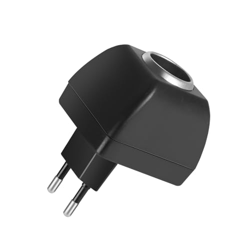 CGEAMDY Adaptador Fuente Alimentación del Inversor Coche, Encendedor De Cigarrillos Inversor para Electrónica, Adaptador Corriente 220V a 12V Enchufe para Mechero, Convertidor Corriente para Coche