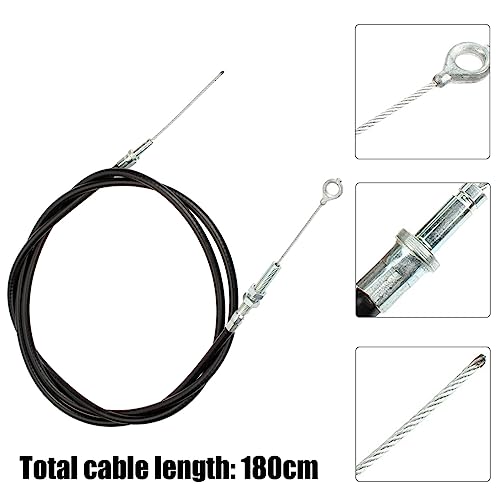 CGEAMDY Cable De Acelerador, Cable Acelerador Reemplazo Para 8252-1390, Cable De Acelerador De Repuesto Con Funda Y Escañacables Universal Para Karting Scooter El Motocross La Bicicleta La Bicicleta