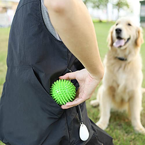 Chaleco De Adiestrador De Perros, Chaleco De Entrenamiento para Perros, Chaleco De Entrenamiento para Mascotas Negro con Múltiples Bolsillos, Chaleco De Pesca Duradero para Hombres, Mujeres