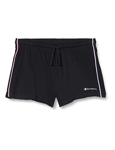 Champion Legacy C-Color-Regular Pantalones Cortos, Negro, 13-14 Años Niñas y Chicas