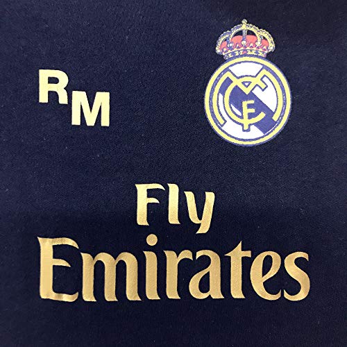 Champion's City Real Madrid FC Body Niños - Producto Oficial Primera equipación 2019/2020 - Personalizable - Nombre