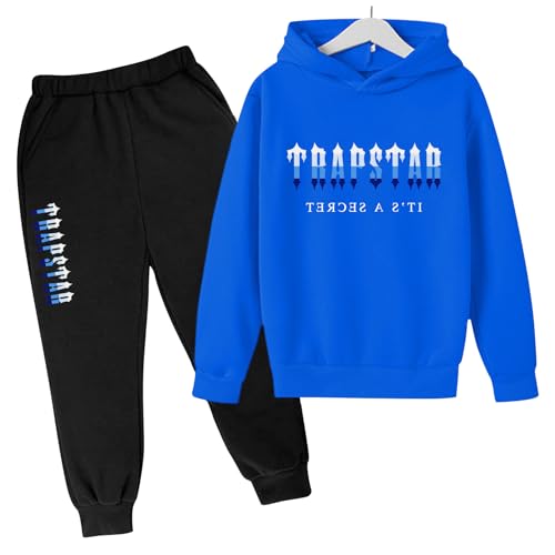 Chándal Niño 12 Años Trapstar Chandal Niños Otoño Invierno Sudadera con Capucha y Jogger Pantalones Niños Conjunto de Ropa Deportiva para 3-14 Años Chandal Niño 10 Años Chandal Niño Trapstar