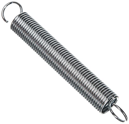 Chapuis RST4 - Muelle de tracción (acero galvanizado, carga de trabajo indicativa de 6 kg, diámetro de 1,5 mm, longitud de 110 mm), color gris