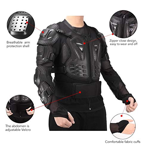 Chaqueta GES con armadura protectora para motocicleta, ropa de protección