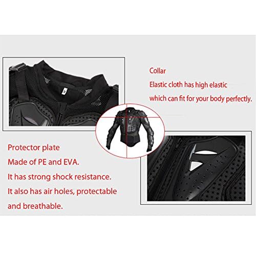 Chaqueta GES con armadura protectora para motocicleta, ropa de protección