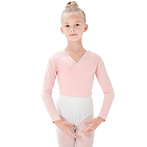 Chaqueta para Ballet Danza Algodón Cardigan Manga Larga para niños niñas Mujeres