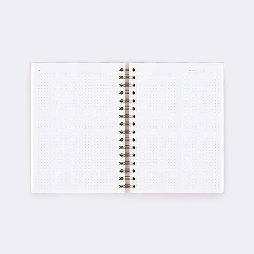 CHARUCA - Cuaderno de Notas con Puntos en el Interior | Tapa Dura | Ideal para Notas Dibujos y/o Fotos - 200 Páginas con Puntos. Medidas 22x16 cms. Peso 485 grs.(A5, Cuadros pic nic)