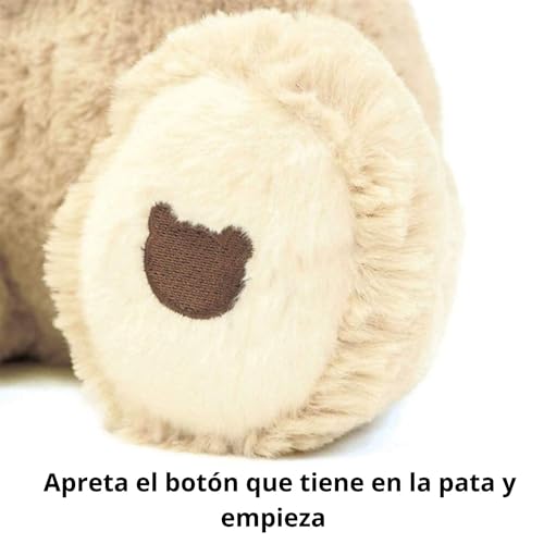 CHIKIMAKI I Oso Peluche Interactivo Bebe I Muñeco Interactivo I Oso Interactivo I Oso Manta escondite Divertido para Bebe I Viene SIN Pilas