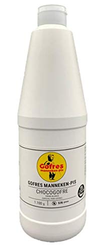 Chocolate Blanco - 1L- Salsa Chocolate Blanco Especial Para Gofres- Sin gluten- Manneken Pis