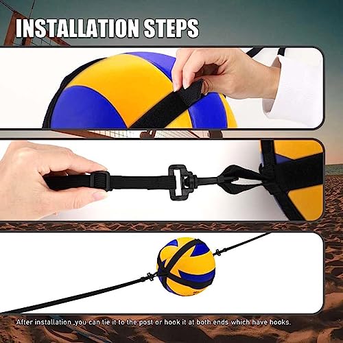 chuanye Picos Voleibol | Kit Servicio y remate | Cinturón Voleibol Ajustable para práctica Voleibol | Ayuda Equipo Entrenamiento Voleibol para Principiantes