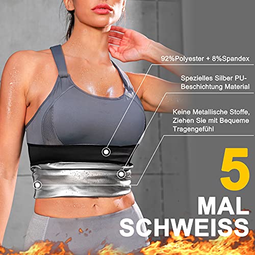 Chumian Faja Reductora Mujer Adelgazante Cinturón Reductora Fitness Neopreno Abdominal Adelgazar Shapewear Deporte Sudar Entrenamiento Faja Cintura