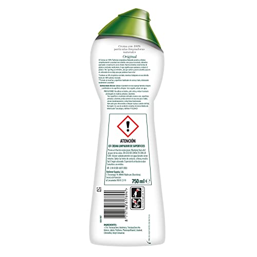 CIF Crema Multisuperficies para el Baño y Cocina, 750ml