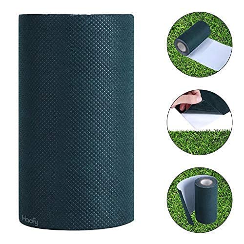 Cinta Adhesiva para Césped Artificial, 196.85” x 5.91“ Césped Artificial Cinta Verde para Césped con Fuerte Adherencia, para Cesped Sintético Fijación, para Conexión de Alfombra de Césped Artificial