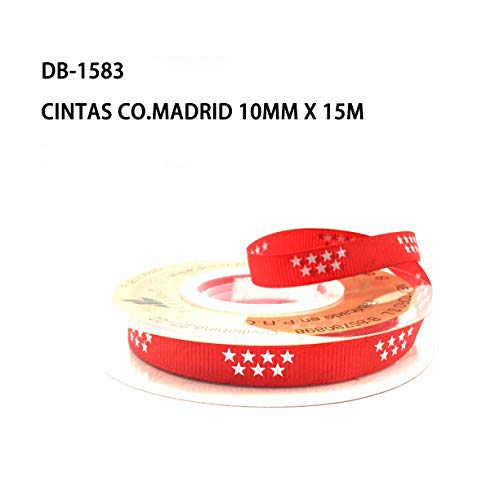 Cinta Bandera Comunidad Madrid 15m x 10mm