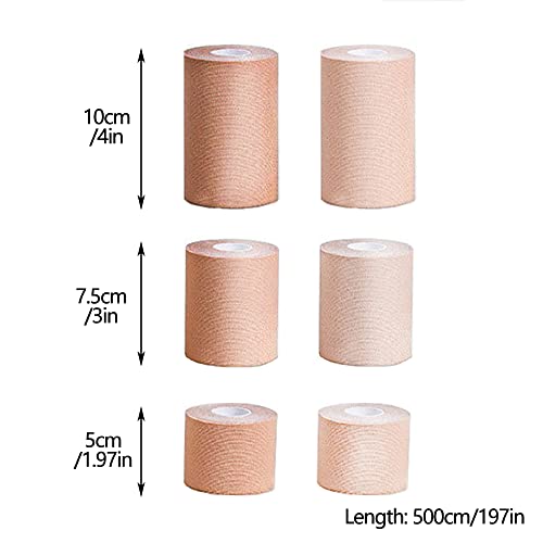 Cinta, cinta para el pecho Rollo de 5 m de cinta elástica para el pecho, cinta impermeable de soporte muscular para ejercicios deportivos, recuperación de lesiones (ancho: 10 cm/4 pulgadas)