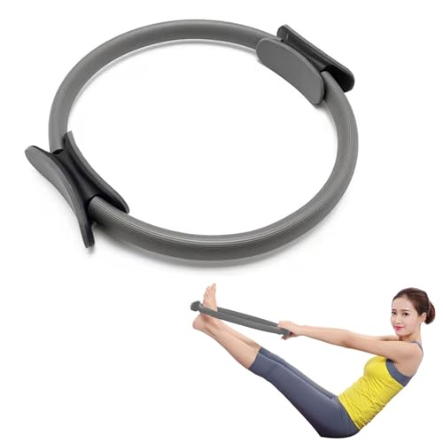 Círculo de Anillo de Pilates,Aro Pilates para Double Handle,Círculo de Pilates,Yoga Aros de Pilates,para Entrenamiento en Casa Como Ejercitador de Muslo Interno,Fitness y Ejercicio de Suelo Pélvico