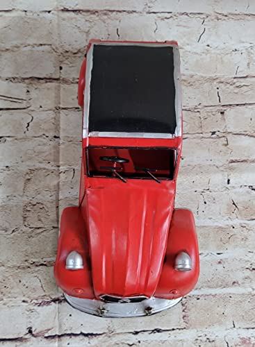 Citroen 2CV, rojo, modelo de coche, miniatura déjà montée, Welly 1:12 Venta de obras de arte